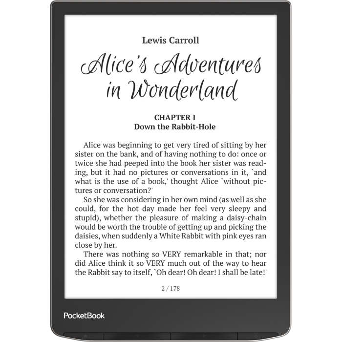 POCKET BOOK PB743G серебристый