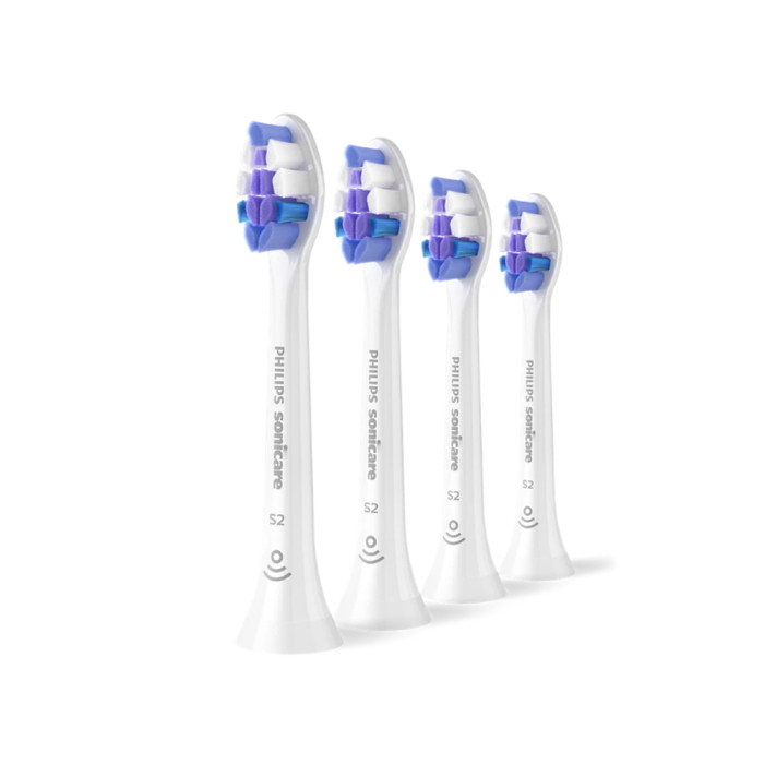 Стандартные насадки для звуковой зубной щетки Philips Sonicare Sensitive HX6054/87 4 шт<br>78541