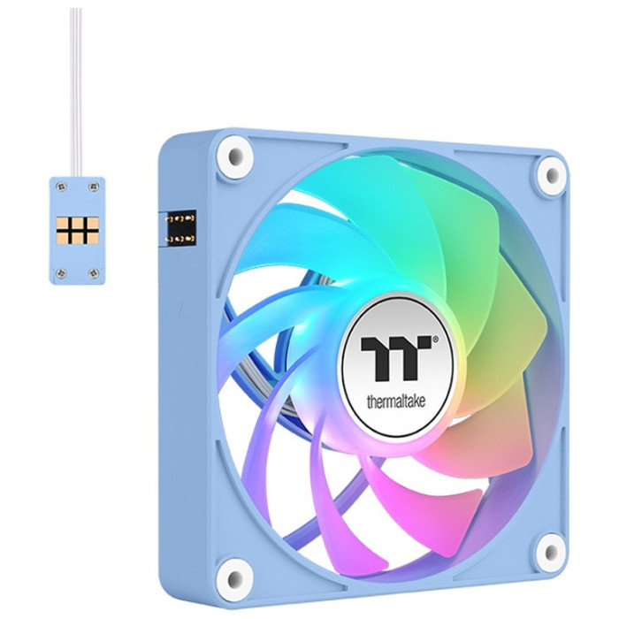 Кулер для компьютерного корпуса Thermaltake CT120 ARGB Sync PC Cooling Fan Hydrangea Blue (3 pack)