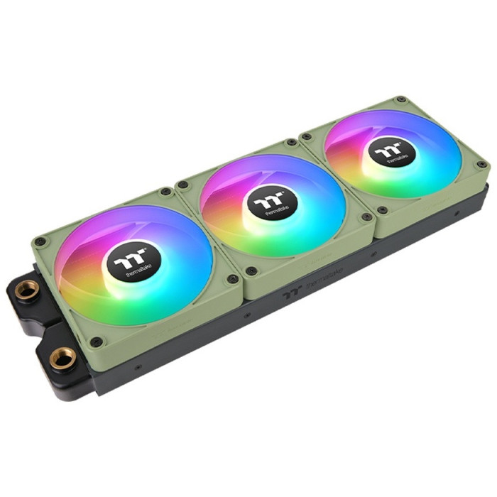 Кулер для компьютерного корпуса Thermaltake CT140 ARGB Sync PC Cooling Fan Matcha Green (3 pack)
