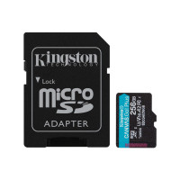 Карта памяти Kingston SDCG4/256GB Canvas Go Plus A2 U3 V30 256GB<br>78964
