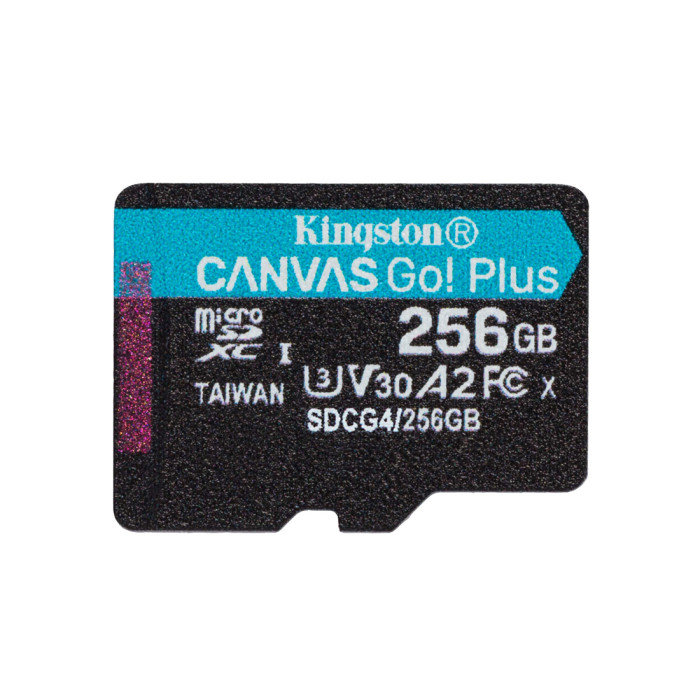 Карта памяти Kingston SDCG4/256GBSP Canvas Go Plus A2 U3 V30 256GB<br>78965