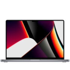 MacBook Pro 16.2-inch, SPACE GRAY, Model¬†A2485,¬†M1 Pro with 10C CPU, 16C GPU,32GB unified memory,140W USB-C Power Adapter,512GB SSD storage,3x TB4, HDMI, SDXC, MagSafe 3,Touch ID,Liquid Retina XDR display,Force Touch Trackpad,KEYBOARD-SUN<br>