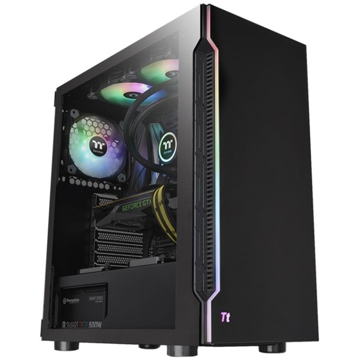 Thermaltake H200 TG RGB CA-1M3-00M1WN-00 черный