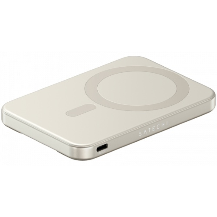 SATECHI Qi2 5K Magnetic Power Bank with Stand (Sand)<br>