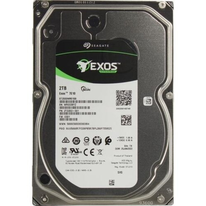 HDD Seagate Exos 7E10 ST2000NM018B 2000 ГБ
