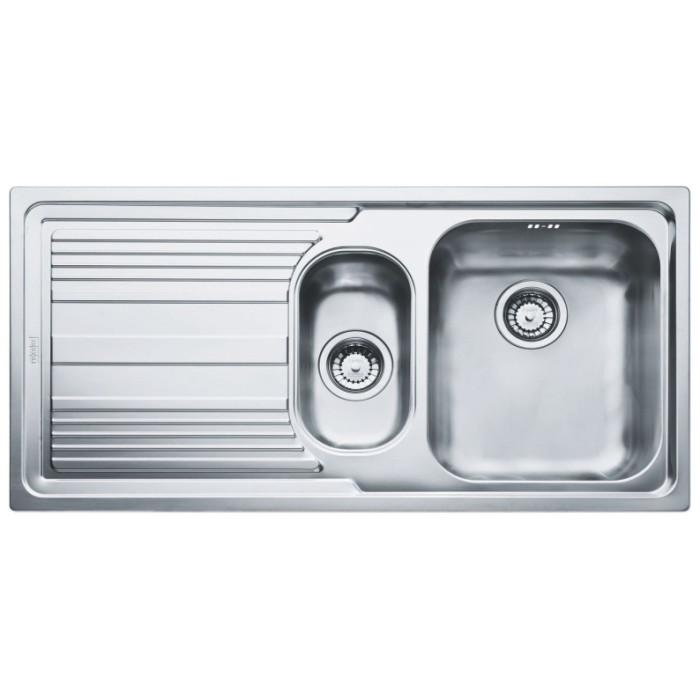 Кухонная мойка Franke LLX 651 3.5" NS 100х50х18 см, нержавеющая сталь, тон серебристый металлик