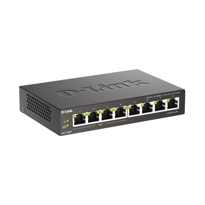 Коммутатор D-Link DGS-1008P/F3A<br>79690