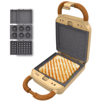 Сэндвичница Cecotec Rock'nToast Retro One бежевый