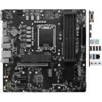 Материнская плата MSI PRO B760M-P DDR4 LGA1700 4xDDR4 4xSATA3 RAID 2xM.2 VGA HDMI DP mATX