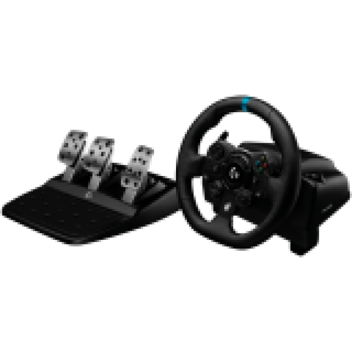 LOGITECH G923 Racing Wheel and Pedals - PC/PS - BLACK - USB<br>