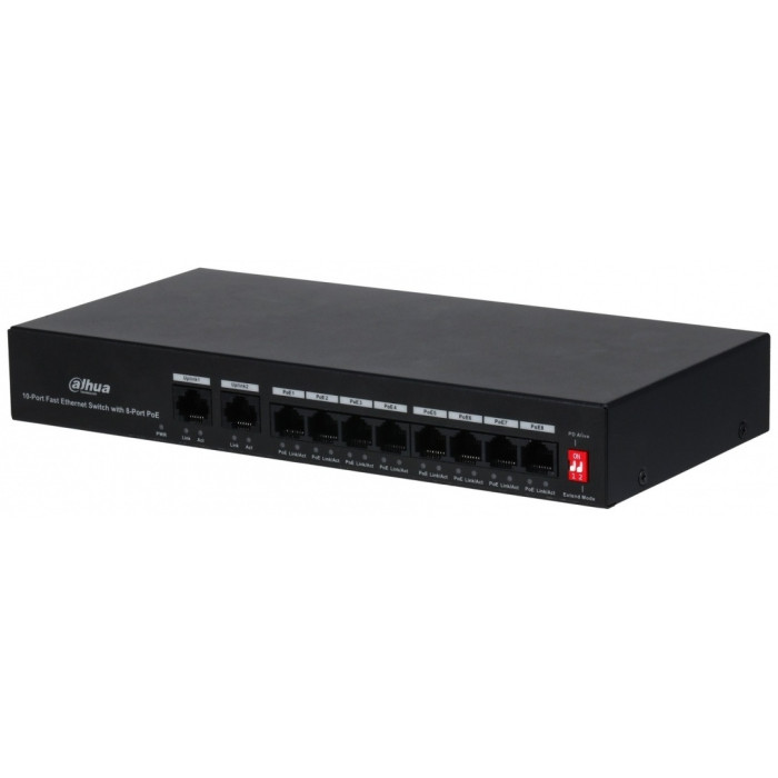 Коммутатор Dahua DH-PFS3010-8ET-65
