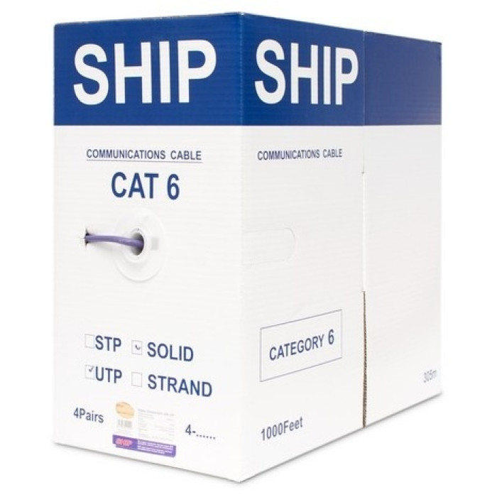 SHIP кабель UTP 8x0.574 кв.мм, 305 м D165A-L Cat.6