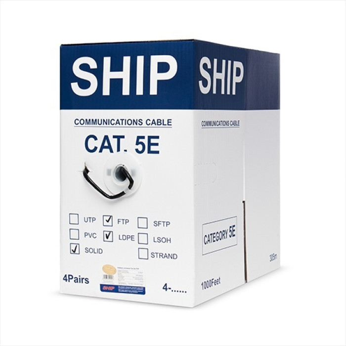 SHIP кабель ПВ 8x0.51 кв.мм, 305 м D146-P Cat.5e