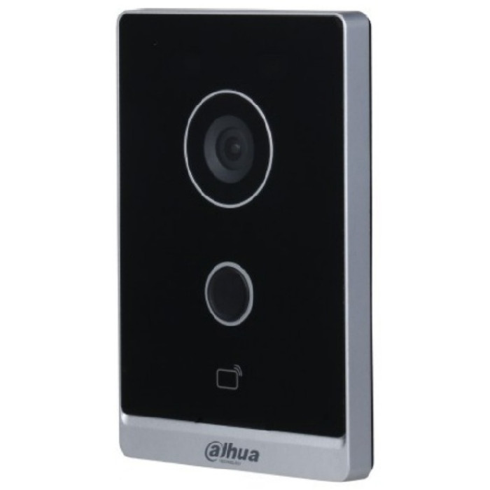 Dahua вызывная панель DHI-VTO2211G-WP черный, серебристый