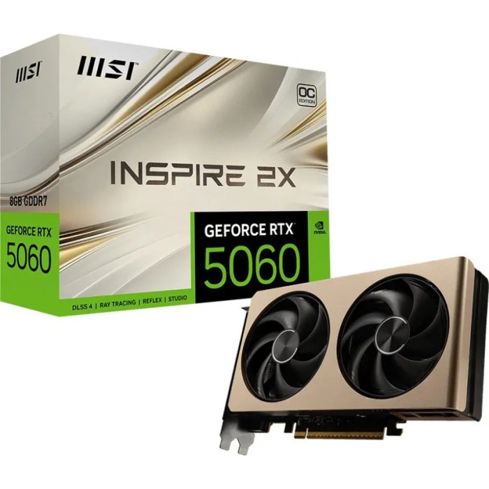 MSI GeForce RTX 5060 8G INSPIRE 2X OC 8 Гб