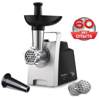 Мясорубка Moulinex ME106832, 1400 Вт, 1,7 кг/мин, пластик/металл, черный