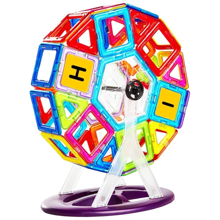 Конструктор Magplayer Магнитный конструктор, деталей 72 шт