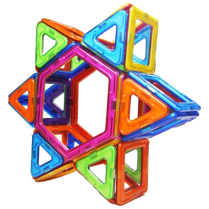 Конструктор Magplayer Магнитный конструктор, деталей 72 шт