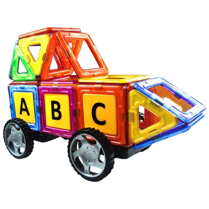 Конструктор Magplayer Магнитный конструктор, деталей 66 шт