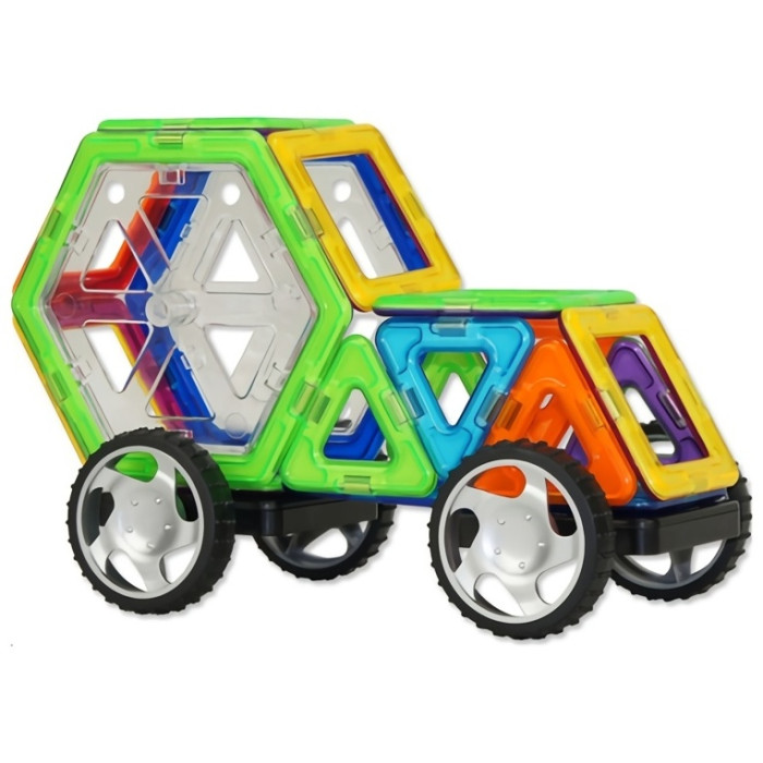 Конструктор Magplayer Магнитный конструктор, деталей 66 шт