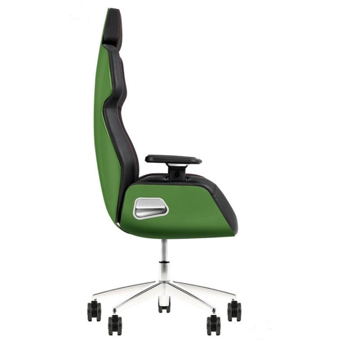 Игровое кресло Thermaltake GGC-ARG-BGLFDL-01, черный, зеленый