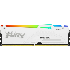 Оперативная память 16GB DDR5 6000MHz Kingston FURY Beast White RGB EXPO CL36 KF560C36BWE2A-16