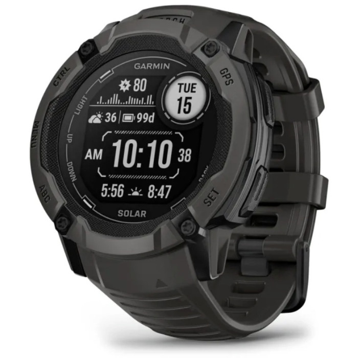 Garmin Instinct 2X Solar графитовый-серый