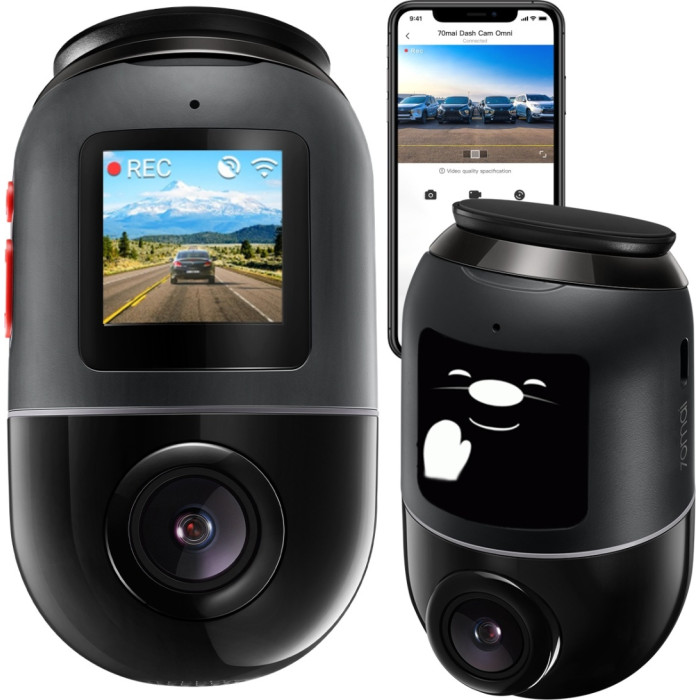 Видеорегистратор 70Mai Dash Cam Omni X200 черный