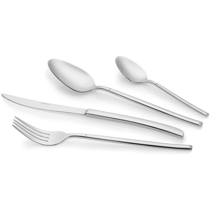 Набор столовых приборов Ardesto 24 шт, серебристый AR0724MS