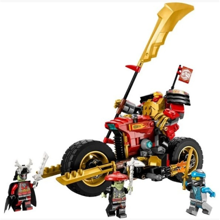 Конструктор LEGO Ninjago: Робот Кая на мотоцикле EVO, деталей 312 шт