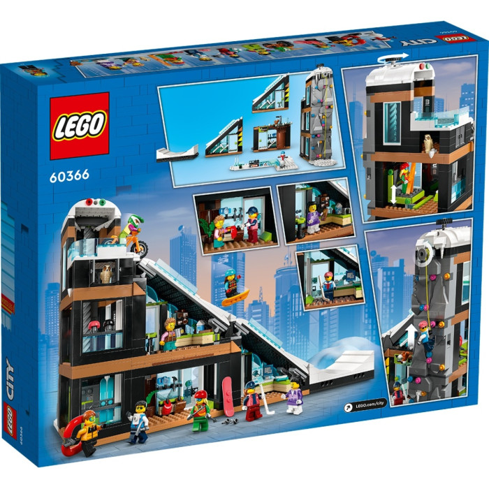 Конструктор LEGO Центр лыж и скалолазания, деталей 1045 шт