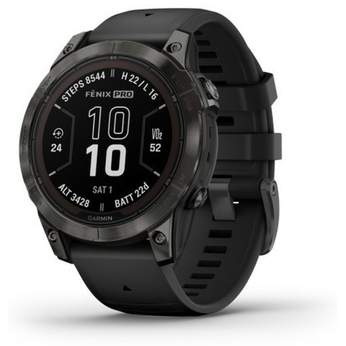 Garmin Fenix 7 Pro Sapph Solar черный