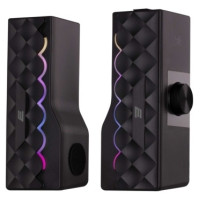 Акустическая система 2E PCS232 RGB, Soundbar, 2.0, USB, Black