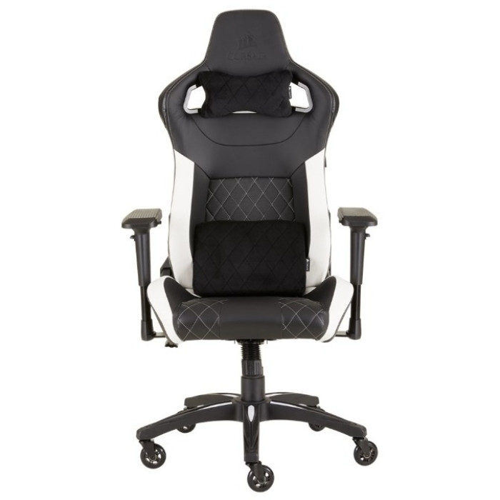 Игровое кресло Corsair Corsair T1 RACE CF-9010060-WW, черный-белый