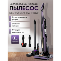 Пылесос моющий Deerma DEM-P40ProW Черный