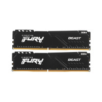 Комплект модулей памяти Kingston FURY Beast KF432C16BB1K2/32WP DDR4 32GB (Kit 2x16GB) 3200MHz Чёрный<br>81597