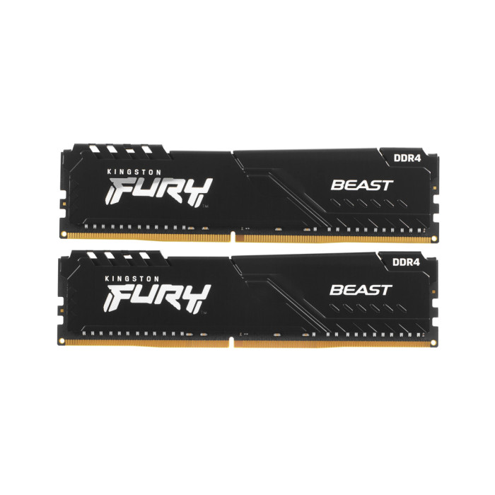 Комплект модулей памяти Kingston FURY Beast KF432C16BB1K2/32WP DDR4 32GB (Kit 2x16GB) 3200MHz Чёрный<br>81597