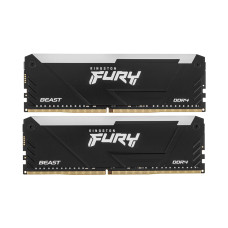 Комплект модулей памяти Kingston FURY Beast RGB KF432C16BB12AK2/32WP DDR4 32GB (Kit 2x16GB) 3200MHz<br>81601