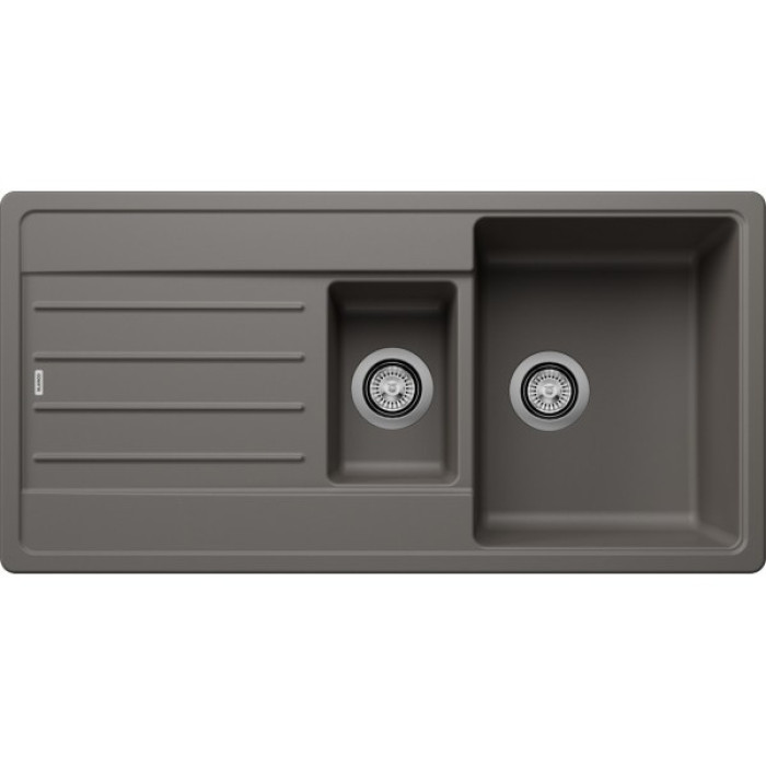 Кухонная мойка Blanco Legra 6S вулканический серый (527271) 100х50х19 см, искусственный камень, тон вулканический серый
