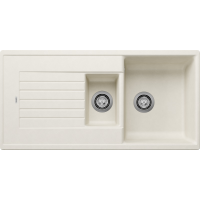 Кухонная мойка Blanco Zia 6 S - мягкий белый (527207) 100х50х19 см, искусственный камень, тон мягкий белый