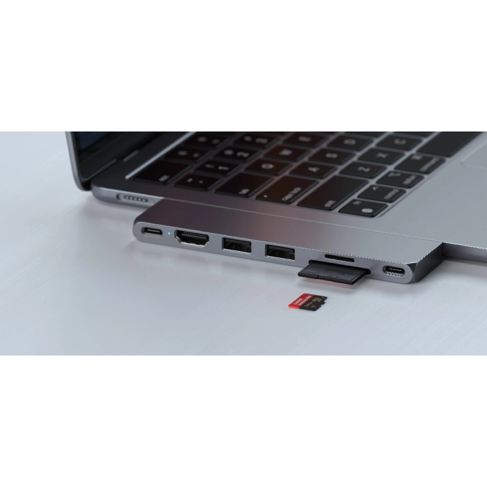 Док-станция Satechi Pro Hub Slim ST-HUCPHSS серебристый