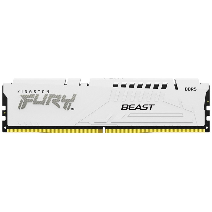 Модуль памяти Kingston FURY Beast White XMP EXPO KF552C40BW-16 DDR5 16GB 5200MHz