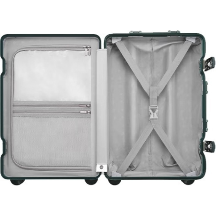 Чемодан NinetyGo NinetyGo All-round Guard Luggage 24 61 л, Space Silver, серый поликарбонат, алюминий 61 л серебристый
