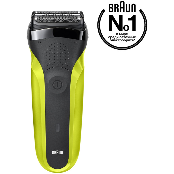 Braun Series 3 300s с 3 плавающими лезвиями, зеленый