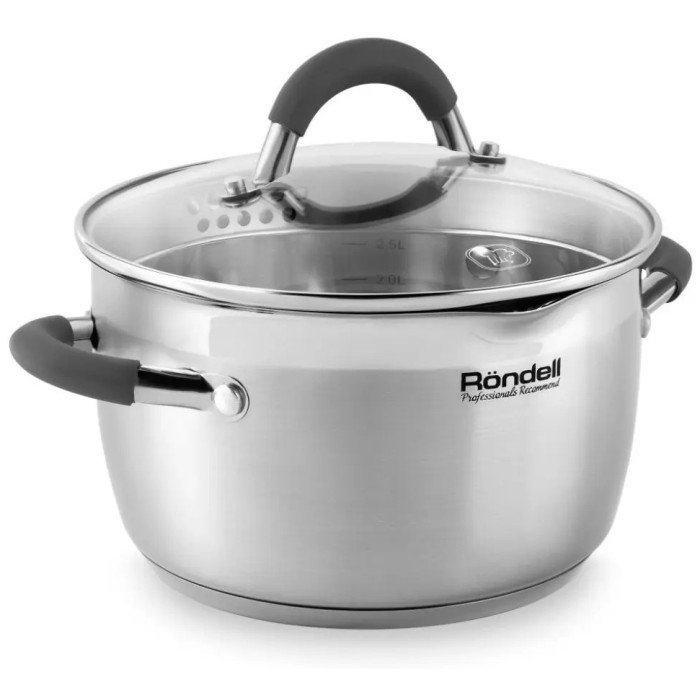 Кастрюля 2.3 л, Rondell RDS 023 нержавеющая сталь
