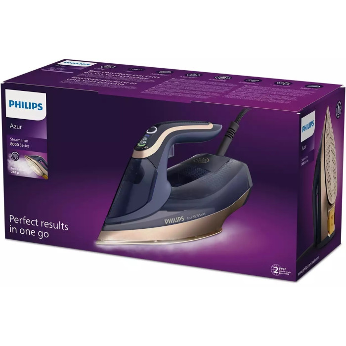 Philips Azur 8000 DST8050/20 синий, золотистый