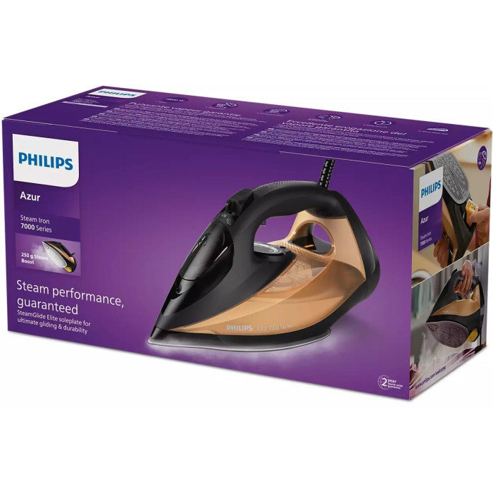 Philips Azur 7000 DST7040/80 черный, золотистый