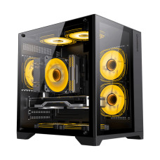 Компьютерный корпус Gamemax Infinity Mini 3 ARGB Fans + Controller Black без Б/П<br>82700