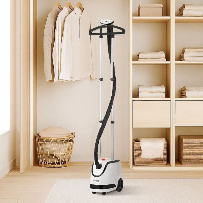 Отпариватель Kitfort КТ-9301 белый, черный